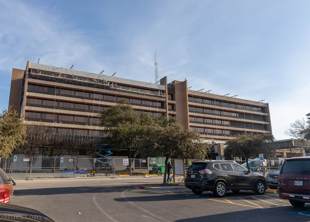 MHST Main Building before the work began by J.E. Travis Painting, Inc.