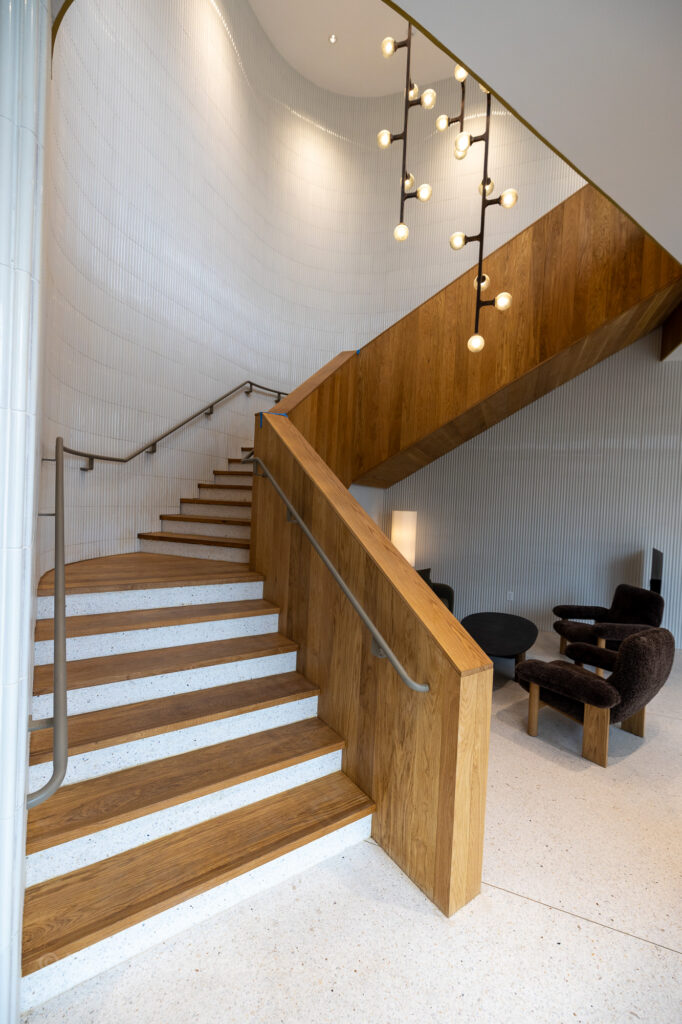 Grand Staircase Smiles Dental Austin Texas Travis Millwork